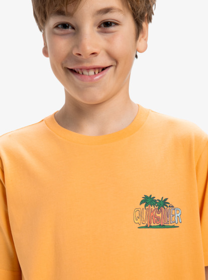 Ev Sunny Palms - Short Sleeves T-Shirt for Boys 8 - 16  EQBZT04855