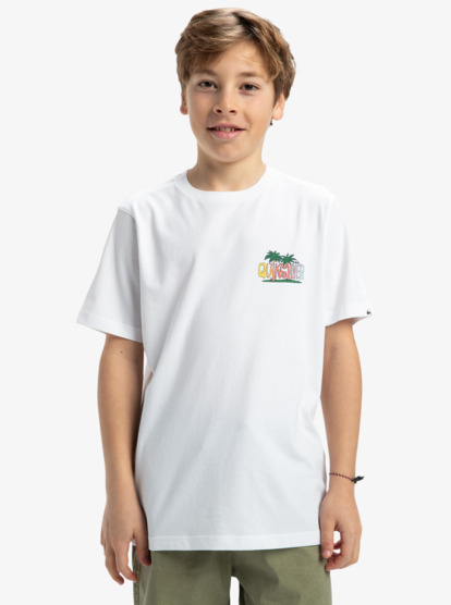 Ev Sunny Palms - Short Sleeves T-Shirt for Boys 8 - 16  EQBZT04855