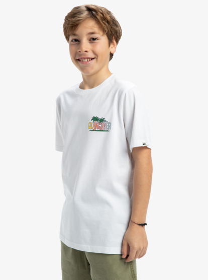 Ev Sunny Palms - Short Sleeves T-Shirt for Boys 8 - 16  EQBZT04855