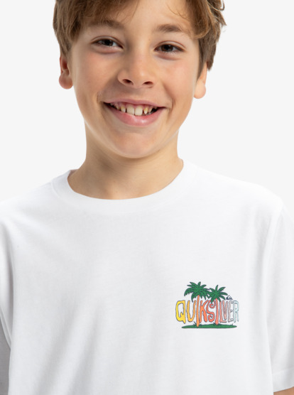 Ev Sunny Palms - Short Sleeves T-Shirt for Boys 8 - 16  EQBZT04855