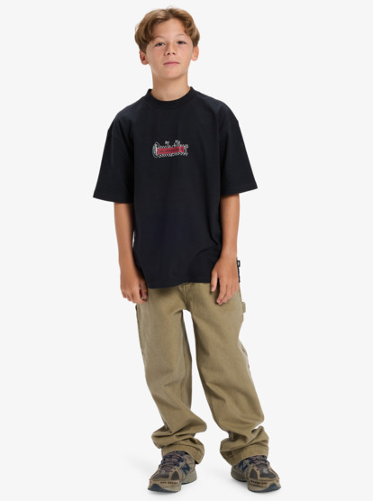 quiksilver, Mercury Double Up - T-shirt met korte mouwen voor Jongens 8-16, BLACK (kvj0) Mercury Double Up - Short Sleeve T-Shirt for Boys 8-16  EQBZT04894