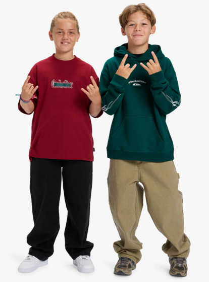 quiksilver, Mercury Double Up - T-shirt met korte mouwen voor Jongens 8-16, BIKING RED (rsg0) Mercury Double Up - Short Sleeve T-Shirt for Boys 8-16  EQBZT04894
