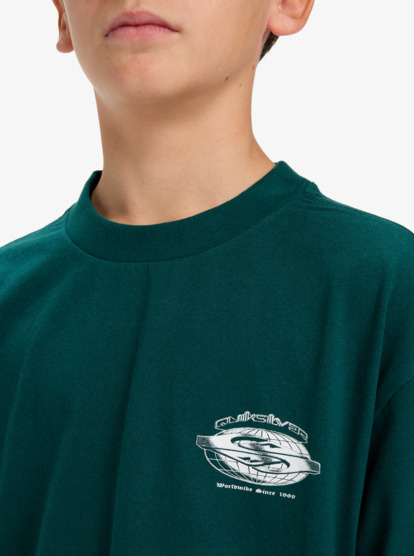 quiksilver, Mercury Worldwide - T-shirt met korte mouwen voor Jongens 8-16, BOTANICAL GARDEN (gze0) Mercury Worldwide - Short Sleeve T-Shirt for Boys 8-16  EQBZT04895