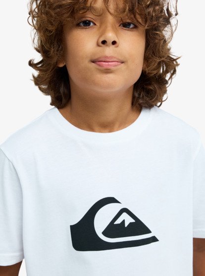 quiksilver, Ev Comp Logo - Short Sleeve T-Shirt for Boys 8-16, WHITE (wbb0) Ev Comp Logo - Short Sleeve T-Shirt for Boys 8-16  EQBZT04897