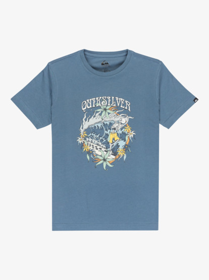 quiksilver, Ev In Waves - Short Sleeve T-Shirt for Boys 8-16, CHINA BLUE (bnd0) Ev In Waves - Short Sleeve T-Shirt for Boys 8-16  EQBZT04899