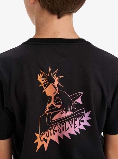 quiksilver, Ev Star Ride - Short Sleeve T-Shirt for Boys 8-16, BLACK (kvj0) Ev Star Ride - Short Sleeve T-Shirt for Boys 8-16  EQBZT04900