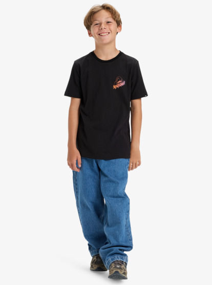 quiksilver, Ev Star Ride - Short Sleeve T-Shirt for Boys 8-16, BLACK (kvj0) Ev Star Ride - Short Sleeve T-Shirt for Boys 8-16  EQBZT04900