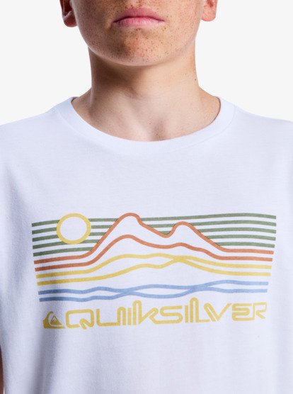 quiksilver, Ev Light Waves - T-shirt met korte mouwen voor Jongens 8-16, WHITE (wbb0) Ev Light Waves - Short Sleeve T-Shirt for Boys 8-16  EQBZT04907