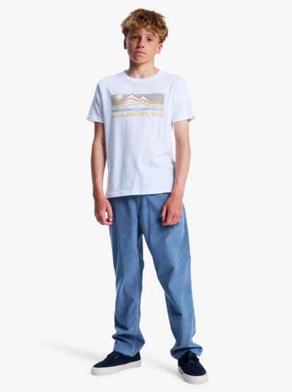 quiksilver, Ev Light Waves - T-shirt met korte mouwen voor Jongens 8-16, WHITE (wbb0) Ev Light Waves - Short Sleeve T-Shirt for Boys 8-16  EQBZT04907
