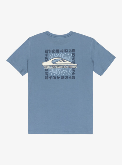 quiksilver, Evo Border Lines - Short Sleeve T-Shirt for Boys 8-16, CHINA BLUE (bnd0) Evo Border Lines - Short Sleeve T-Shirt for Boys 8-16  EQBZT04908