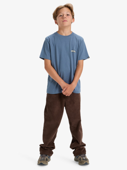 quiksilver, Evo Border Lines - Short Sleeve T-Shirt for Boys 8-16, CHINA BLUE (bnd0) Evo Border Lines - Short Sleeve T-Shirt for Boys 8-16  EQBZT04908