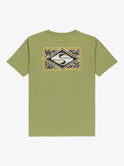 quiksilver, Evo Crisis - Short Sleeve T-Shirt for Boys 8-16, LODEN GREEN (gng0) Evo Crisis - Short Sleeve T-Shirt for Boys 8-16  EQBZT04909