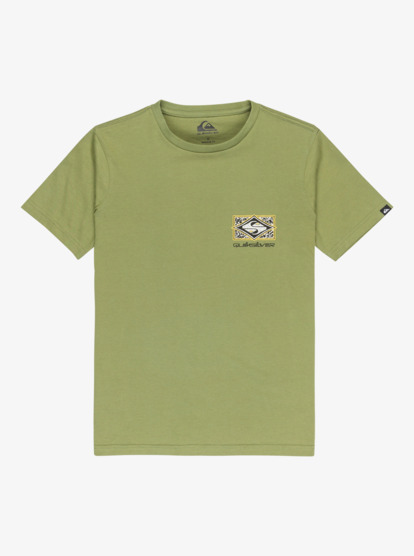 quiksilver, Evo Crisis - Short Sleeve T-Shirt for Boys 8-16, LODEN GREEN (gng0) Evo Crisis - Short Sleeve T-Shirt for Boys 8-16  EQBZT04909