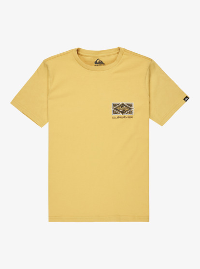 quiksilver, Evo Crisis - Short Sleeve T-Shirt for Boys 8-16, RATTAN (yhp0) Evo Crisis - Short Sleeve T-Shirt for Boys 8-16  EQBZT04909