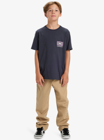 quiksilver, Evo Crisis - Short Sleeve T-Shirt for Boys 8-16, INDIA INK (ksh0) Evo Crisis - Short Sleeve T-Shirt for Boys 8-16  EQBZT04909