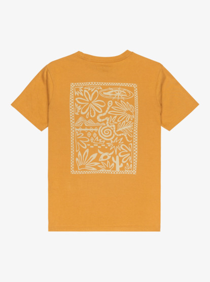 quiksilver, Hw Snaky Ways - Short Sleeve T-Shirt for Boys 8-16, ALMOND (cmd0) Hw Snaky Ways - Short Sleeve T-Shirt for Boys 8-16  EQBZT04912