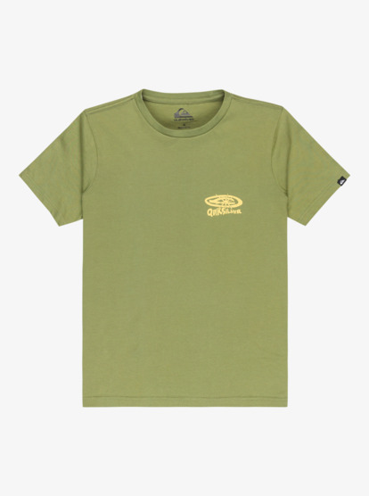 quiksilver, Hw Snaky Ways - Short Sleeve T-Shirt for Boys 8-16, LODEN GREEN (gng0) Hw Snaky Ways - Short Sleeve T-Shirt for Boys 8-16  EQBZT04912