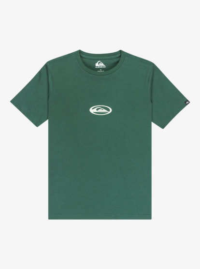 quiksilver, Hw Welcome All - Short Sleeve T-Shirt for Boys 8-16, TREKKING GREEN (tkr) Hw Welcome All - Short Sleeve T-Shirt for Boys 8-16  EQBZT04913