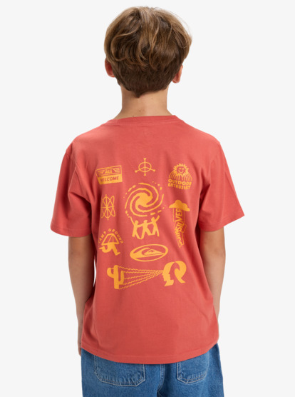 Hw Welcome All - Short Sleeve T-Shirt for Boys 8-16  EQBZT04913