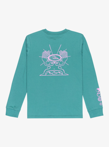 quiksilver, Evo Quik Rituals - Long Sleeve T-Shirt for Boys 8-16, DEEP SEA (gmw0) Evo Quik Rituals - Long Sleeve T-Shirt for Boys 8-16  EQBZT04915