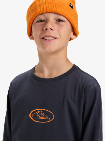 quiksilver, Evo Quik Rituals - Long Sleeve T-Shirt for Boys 8-16, INDIA INK (ksh0) Evo Quik Rituals - Long Sleeve T-Shirt for Boys 8-16  EQBZT04915