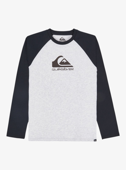 Ev Omni Logo Raglan - Long Sleeve T-Shirt for Boys 8-16  EQBZT04916