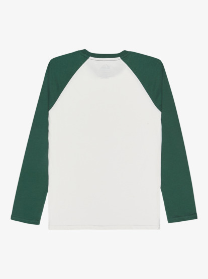 quiksilver, Ev Omni Logo Raglan - Long Sleeve T-Shirt for Boys 8-16, SNOW WHITE (wbk0) Ev Omni Logo Raglan - Long Sleeve T-Shirt for Boys 8-16  EQBZT04916