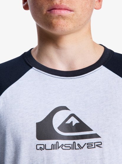quiksilver, Ev Omni Logo Raglan - Long Sleeve T-Shirt for Boys 8-16, ATHLETIC HEATHER (sgrh) Ev Omni Logo Raglan - Long Sleeve T-Shirt for Boys 8-16  EQBZT04916