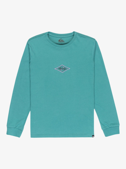 quiksilver, Ev Swell Ovation - Long Sleeve T-Shirt for Boys 8-16, DEEP SEA (gmw0) Ev Swell Ovation - Long Sleeve T-Shirt for Boys 8-16  EQBZT04918