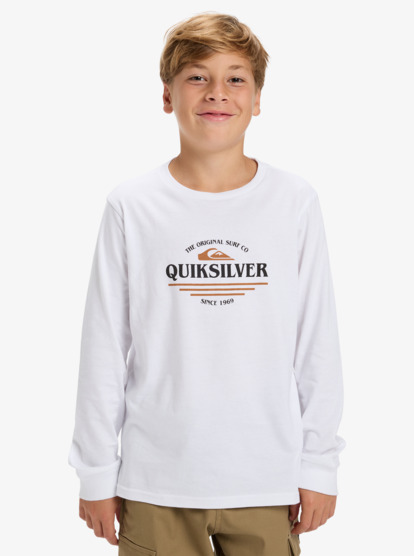 Ev Type Line - Long Sleeve T-Shirt for Boys 8-16  EQBZT04919