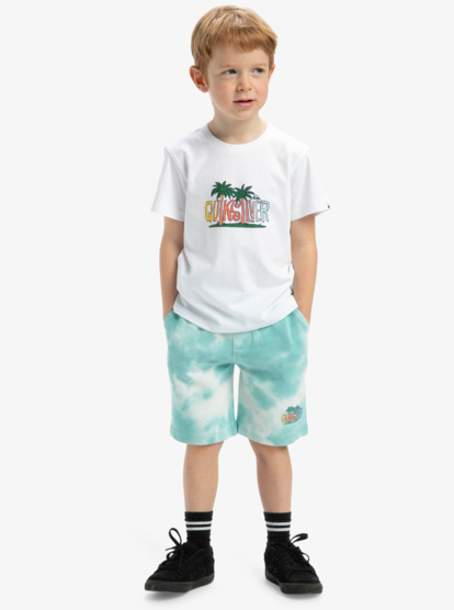 Tie Dye - Elastic Waist Shorts for Boys 2 - 7  EQKFB03121