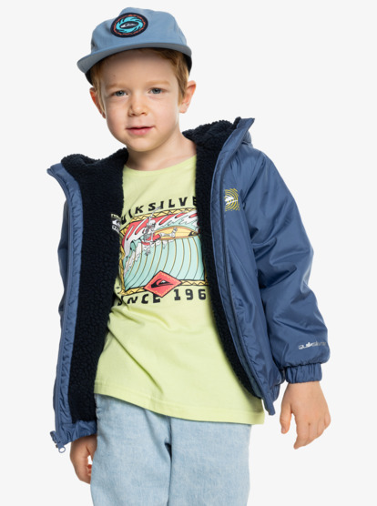 All Seas - Reversible Insulated Hooded Jacket for Boys 2-7yrs  EQKJK03125