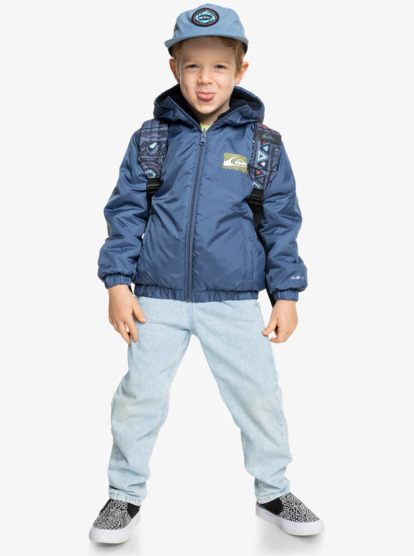 All Seas - Reversible Insulated Hooded Jacket for Boys 2-7yrs  EQKJK03125