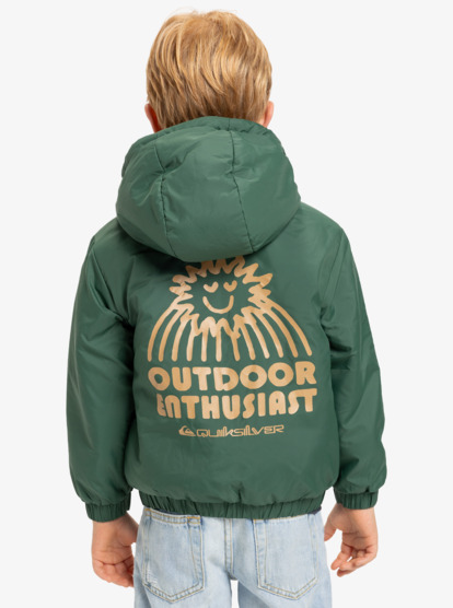 Reversible All Seas - Hooded Insulator Jacket for Boys  EQKJK03129