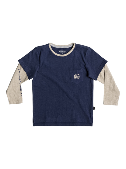 Retro Beach - Double Sleeve T-Shirt for Boys 2-7  EQKKT03162