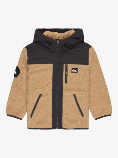 quiksilver, Back To S School - Full Zip Hooded for Boys, CORNSTALK (ckk0) Back To S School - Full Zip Hooded for Boys  EQKPF03012