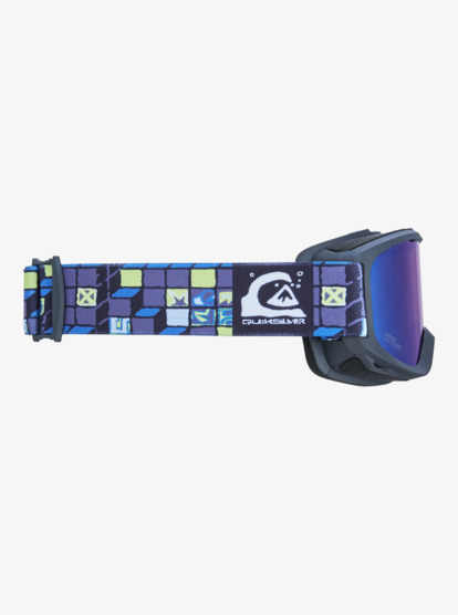 quiksilver, Little Grom - Ski/Snowboard Goggles for Boys, 3D CHECK/CLUX ML BLUE S3 (ykb0) Little Grom - Ski/Snowboard Goggles for Boys  EQKTG03005