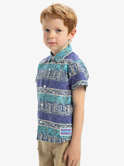 Global Heat - Short Sleeves Shirt for Boys 2 - 7  EQKWT03253