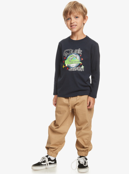 Vintage Feel - Long Sleeve T-Shirt for Boys 8-16  EQKZT03539