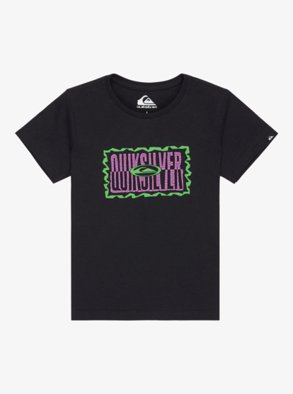 quiksilver, Ev Gotam Foam - Short Sleeve T-Shirt for Boys, BLACK (kvj0) Ev Gotam Foam - Short Sleeve T-Shirt for Boys  EQKZT03568