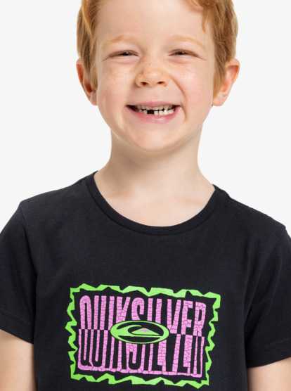 quiksilver, Ev Gotam Foam - Short Sleeve T-Shirt for Boys, BLACK (kvj0) Ev Gotam Foam - Short Sleeve T-Shirt for Boys  EQKZT03568