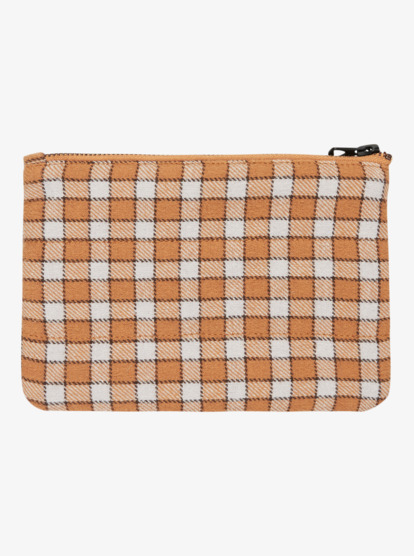 quiksilver, The Winter Plaid - Bolsillo amplio para mujer, CHOCOLATE BROWN PENAREK (csd1) The Winter Plaid - Pouch Pocket for Women  EQWBP03006