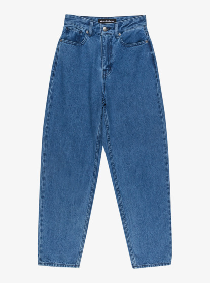 quiksilver, Baggy Carrot Denim - Jeans voor Dames, MEDIUM BLUE (bygw) Baggy Carrot Denim - Jeans for Women  EQWDP03027