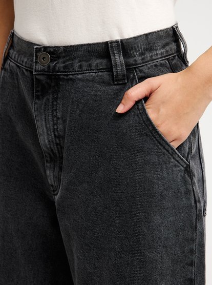 QSW Wide Crop Denim  EQWDP03031