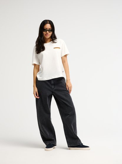 QSW Wide Crop Denim  EQWDP03031