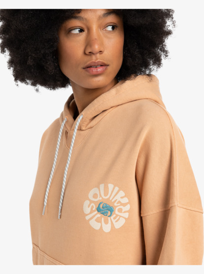 quiksilver, Oversized - Pullover Hoodie for Women, PRALINE (ckq0) Oversized - Pullover Hoodie for Women  EQWFT03178