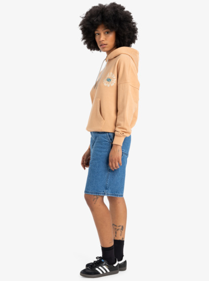 quiksilver, Oversized - Pullover Hoodie for Women, PRALINE (ckq0) Oversized - Pullover Hoodie for Women  EQWFT03178