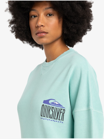 Oversized - Crew Neck Sweatshirt for Women  EQWFT03179