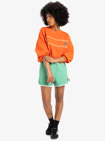 Crop Over - Crew Neck Sweatshirt for Women  EQWFT03181