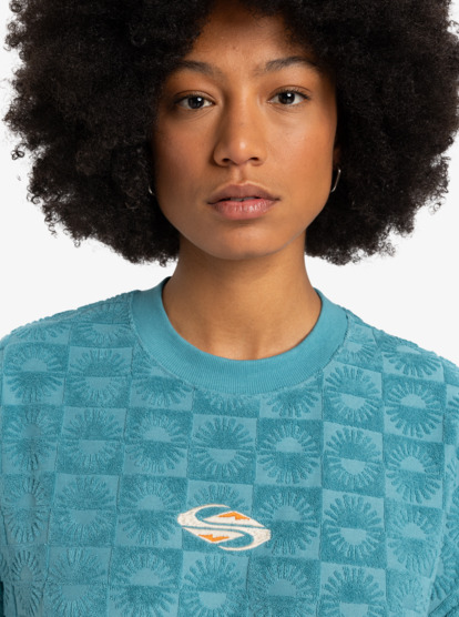 Tropic Day Sponge - Sweater Fleece for Women  EQWFT03183